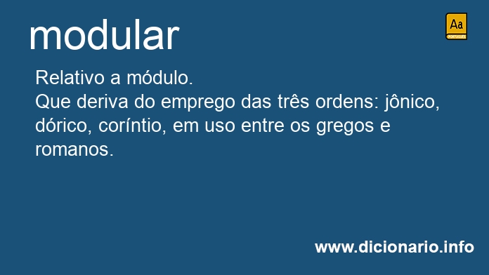 Significado de modulou