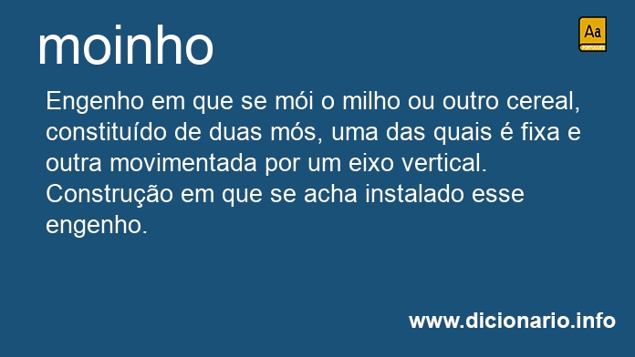 Significado de moinhos