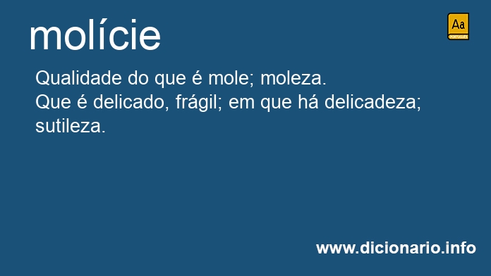 Significado de molcies