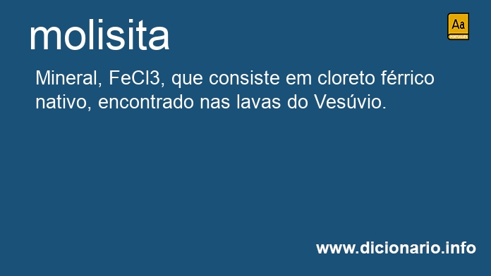 Significado de molisita