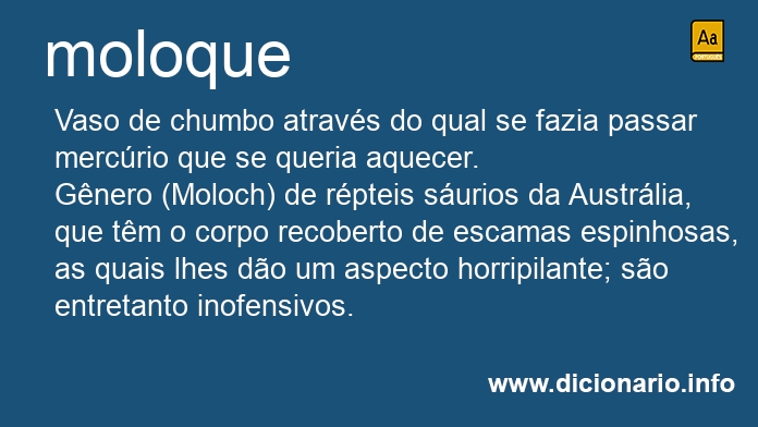 Significado de moloque