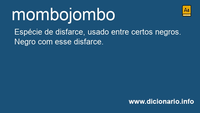 Significado de mombojombo