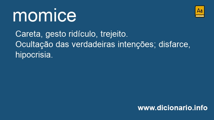 Significado de momice