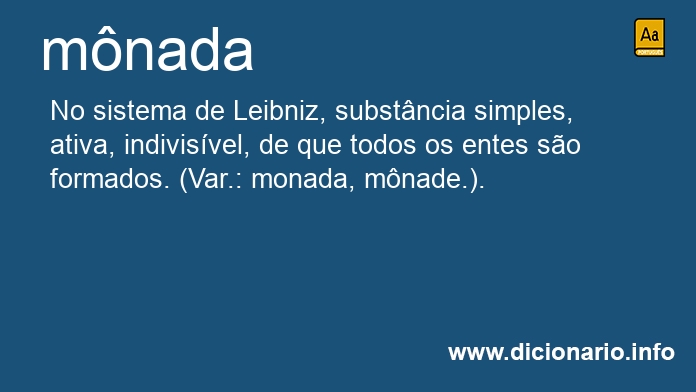 Significado de mnada