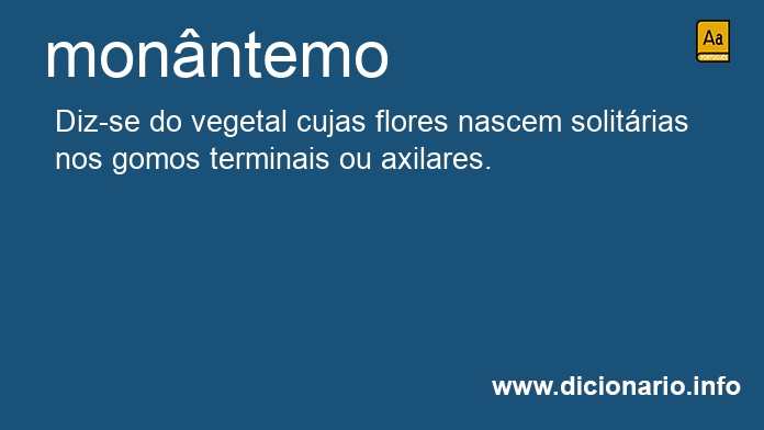 Significado de monntemo