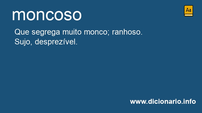 Significado de moncosos