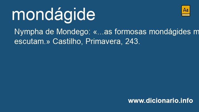 Significado de mondgide