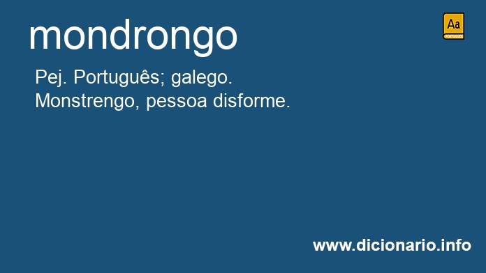 Significado de mondrongo