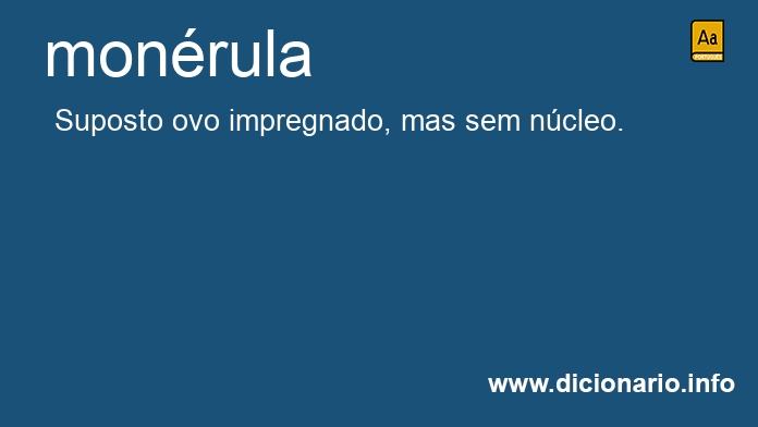 Significado de monrula