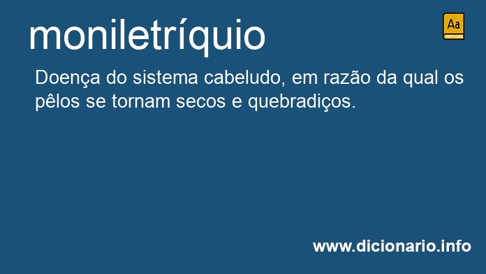 Significado de moniletrquio