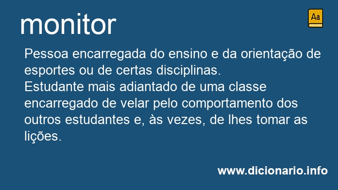 Significado de monitor