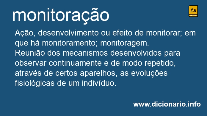 Significado de monitorao