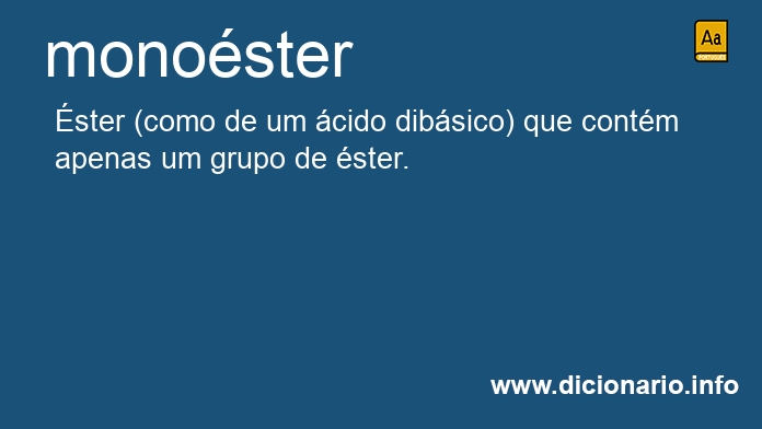 Significado de monoster