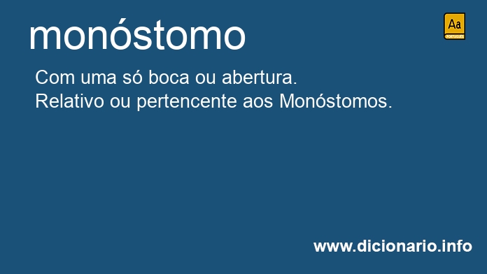 Significado de monstomo