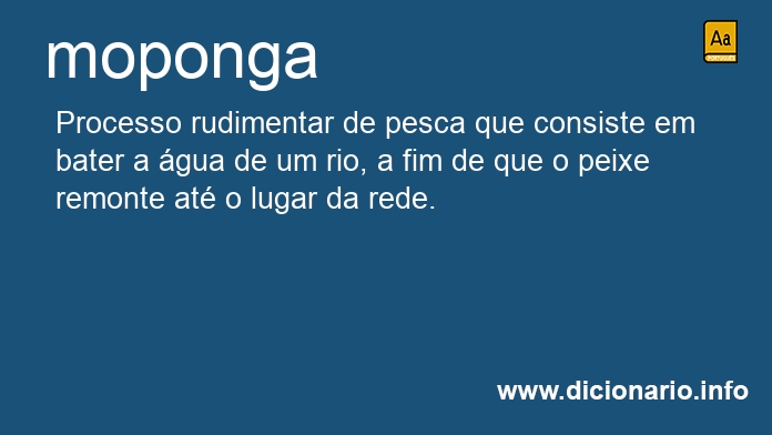 Significado de moponga
