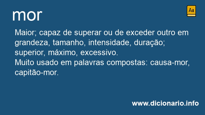 Significado de mor