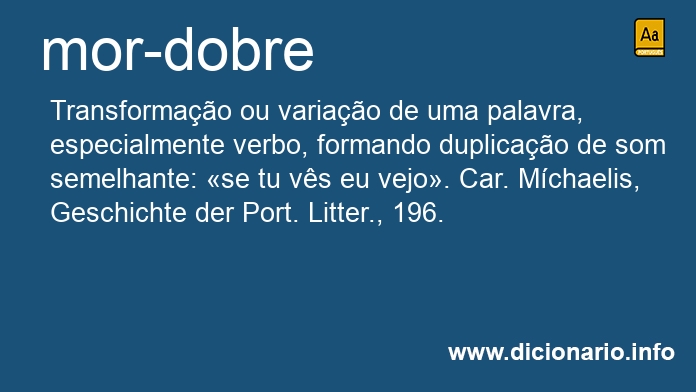 Significado de mor-dobre