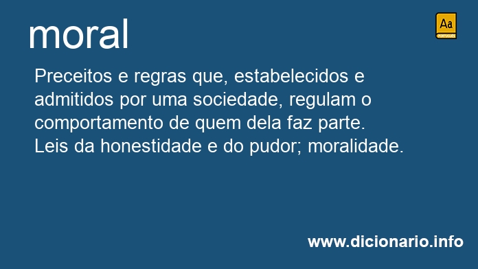 Significado de moral