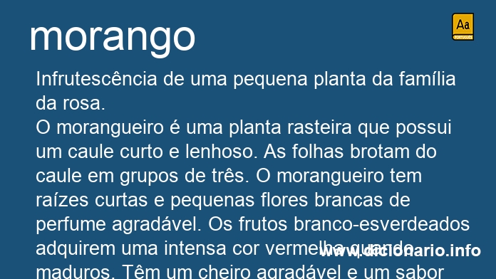 Significado de morangos