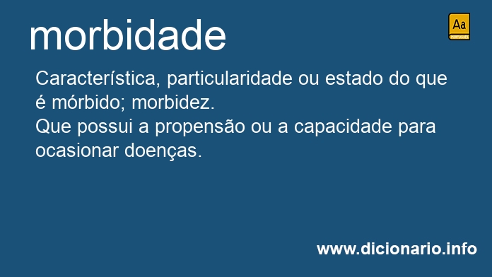 Significado de morbidades