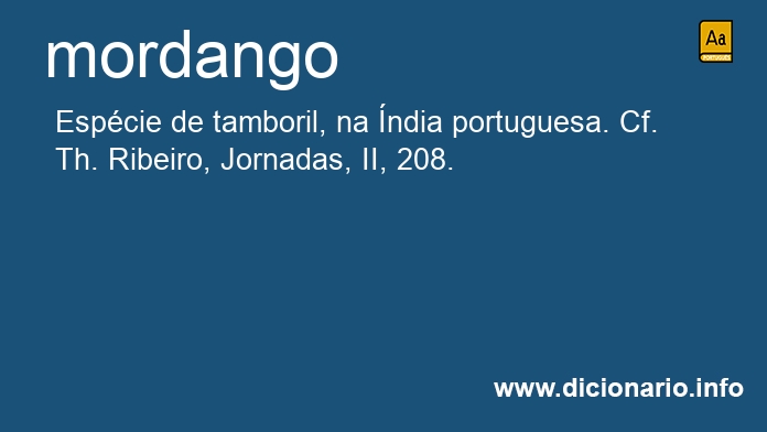 Significado de mordango