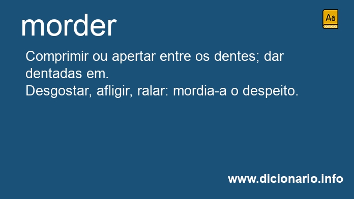 Significado de mordem