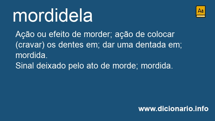 Significado de mordidelas