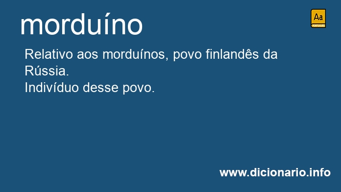 Significado de morduno