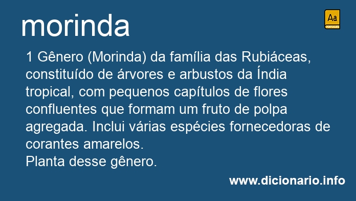 Significado de morinda