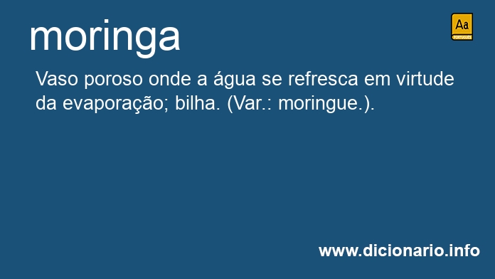 Significado de moringa