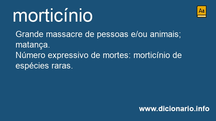 Significado de morticnia