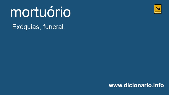 Significado de morturio