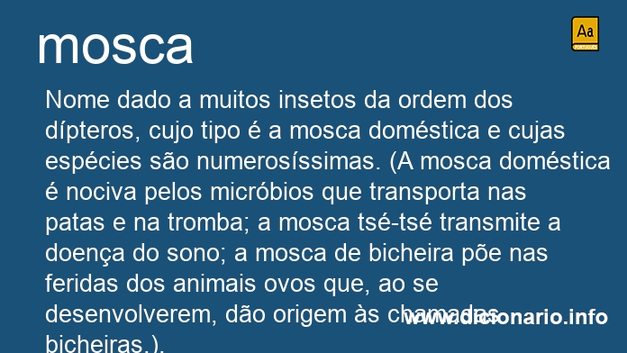 Significado de mosca