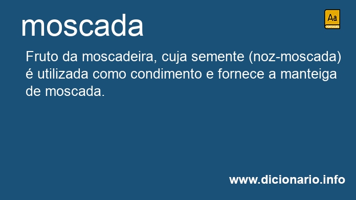 Significado de moscada