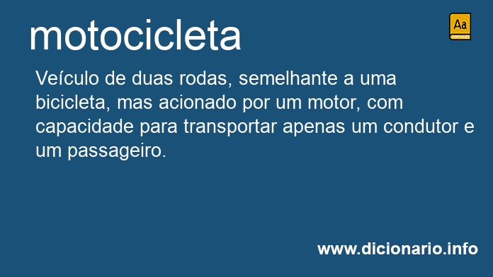 Significado de motocicleta