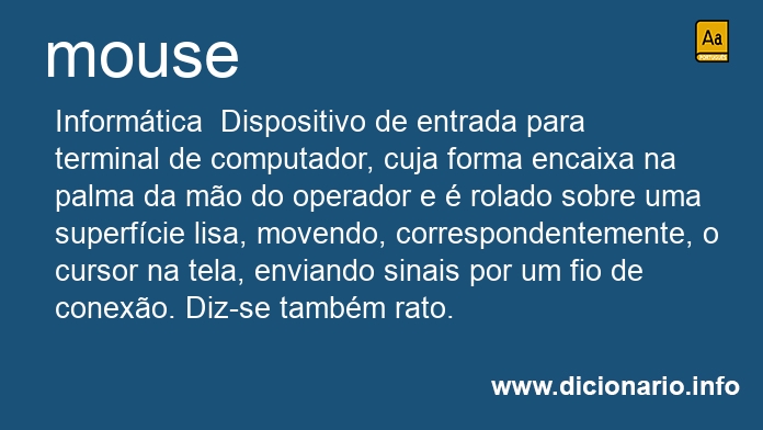 Significado de mouse