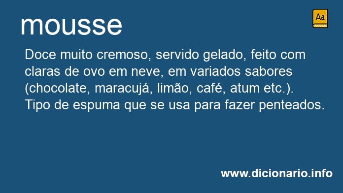 Significado de mousse