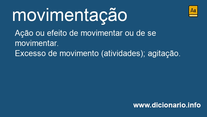 Significado de movimentao