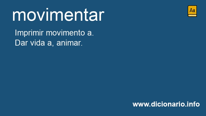 Significado de movimentar