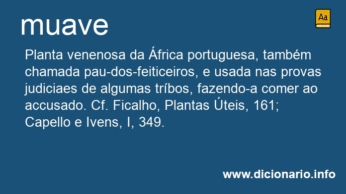 Significado de muave