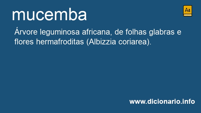 Significado de mucemba