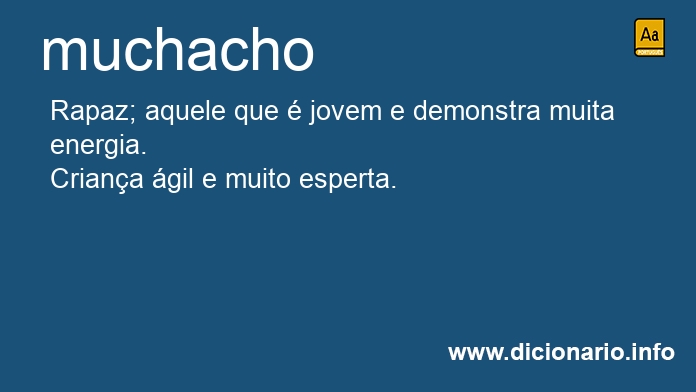 Significado de muchachos