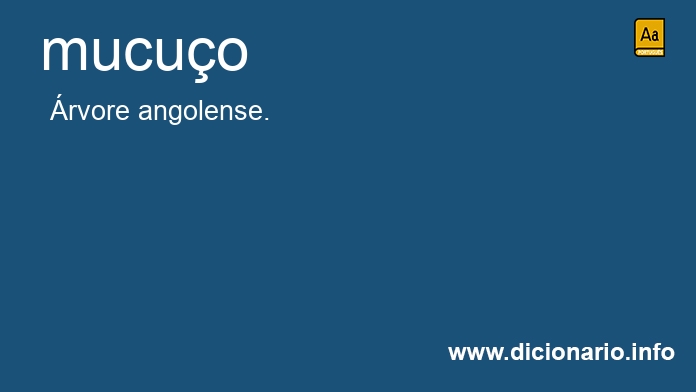 Significado de mucuo