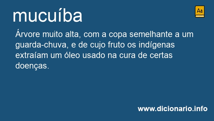Significado de mucuba