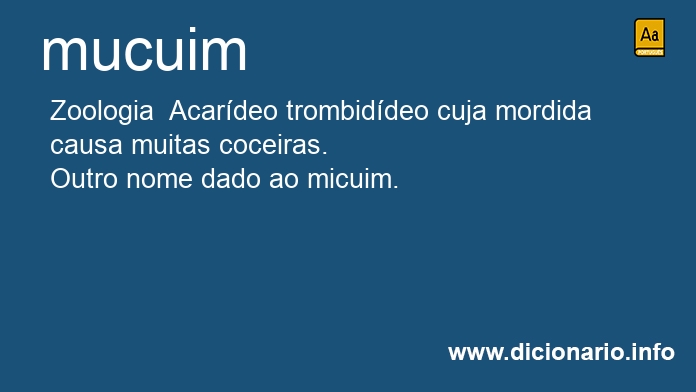 Significado de mucuins
