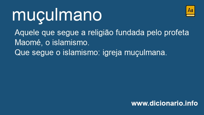 Significado de muulmana