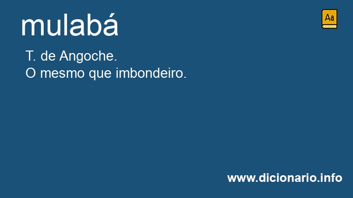 Significado de mulab