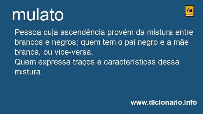 Significado de mulato