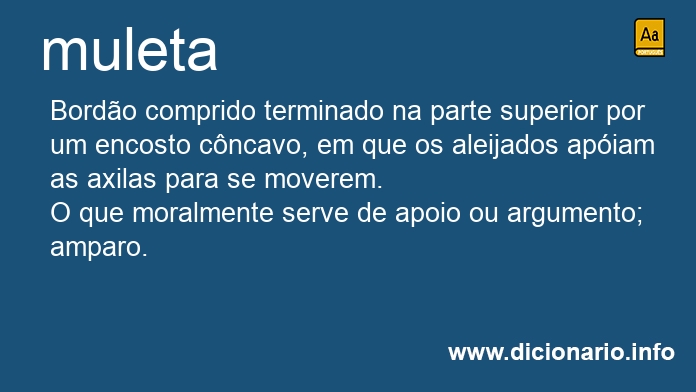 Significado de muletas