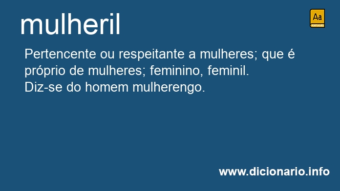 Significado de mulheris